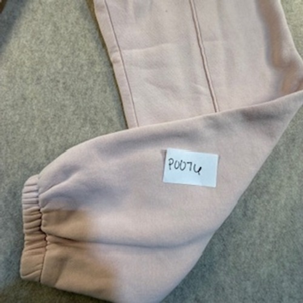 Nike Sportswear Essential Women Fleece Pintuck Jogger Pants Pink BV4091-645 S - Picture 2 of 5